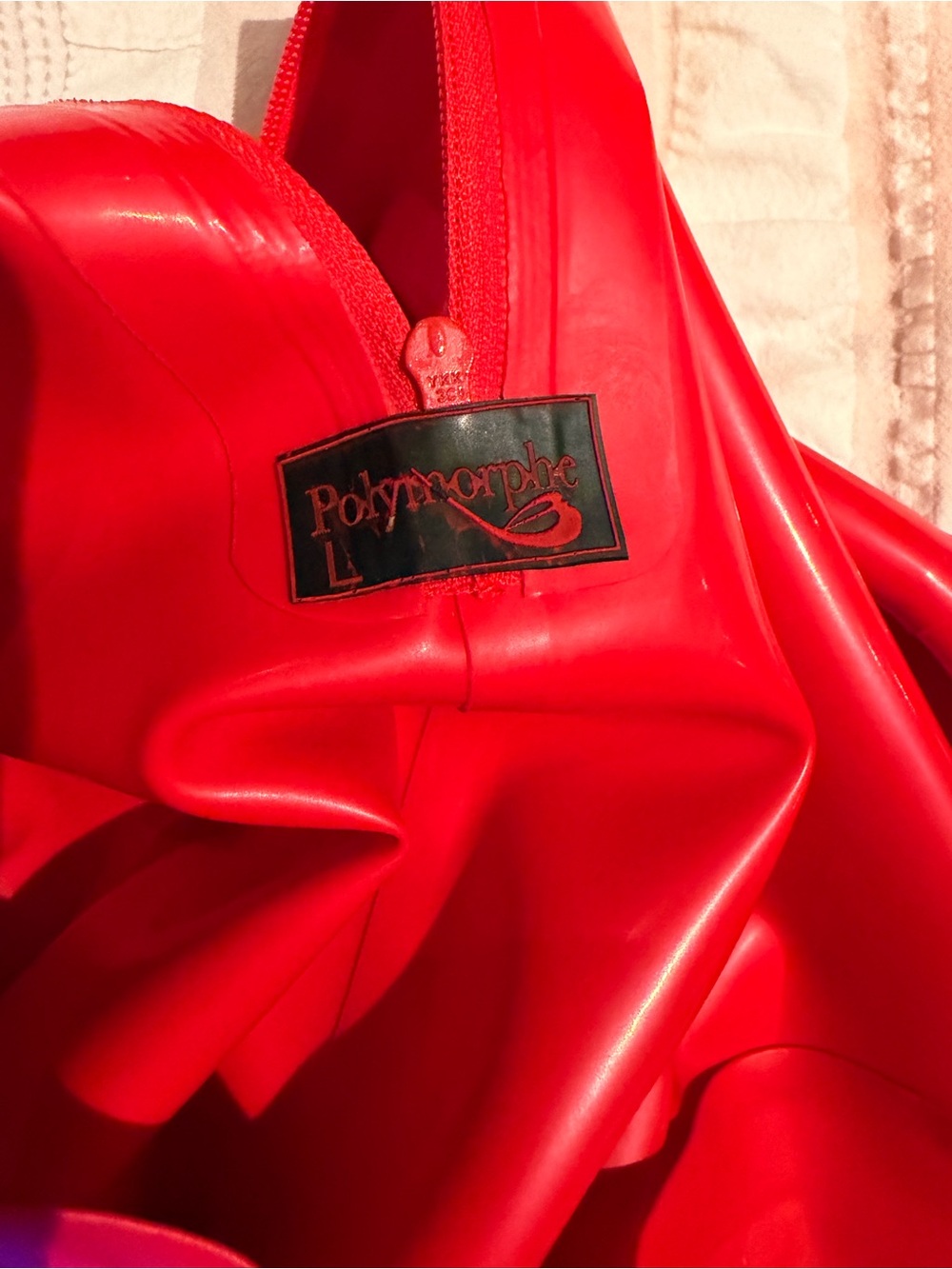 Latex high-low peplum skirt Polymorph - Picture 6 of 7